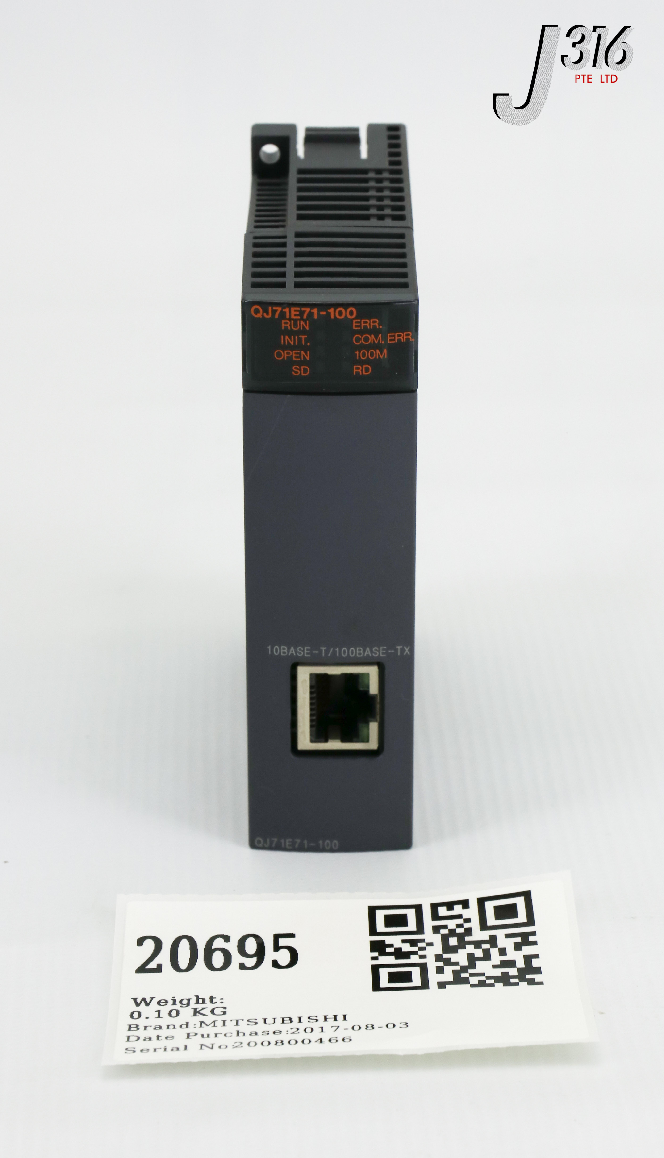 20695 MITSUBISHI MELSEC-Q ETHERNET I/F UNIT QJ71E71-100 - J316Gallery